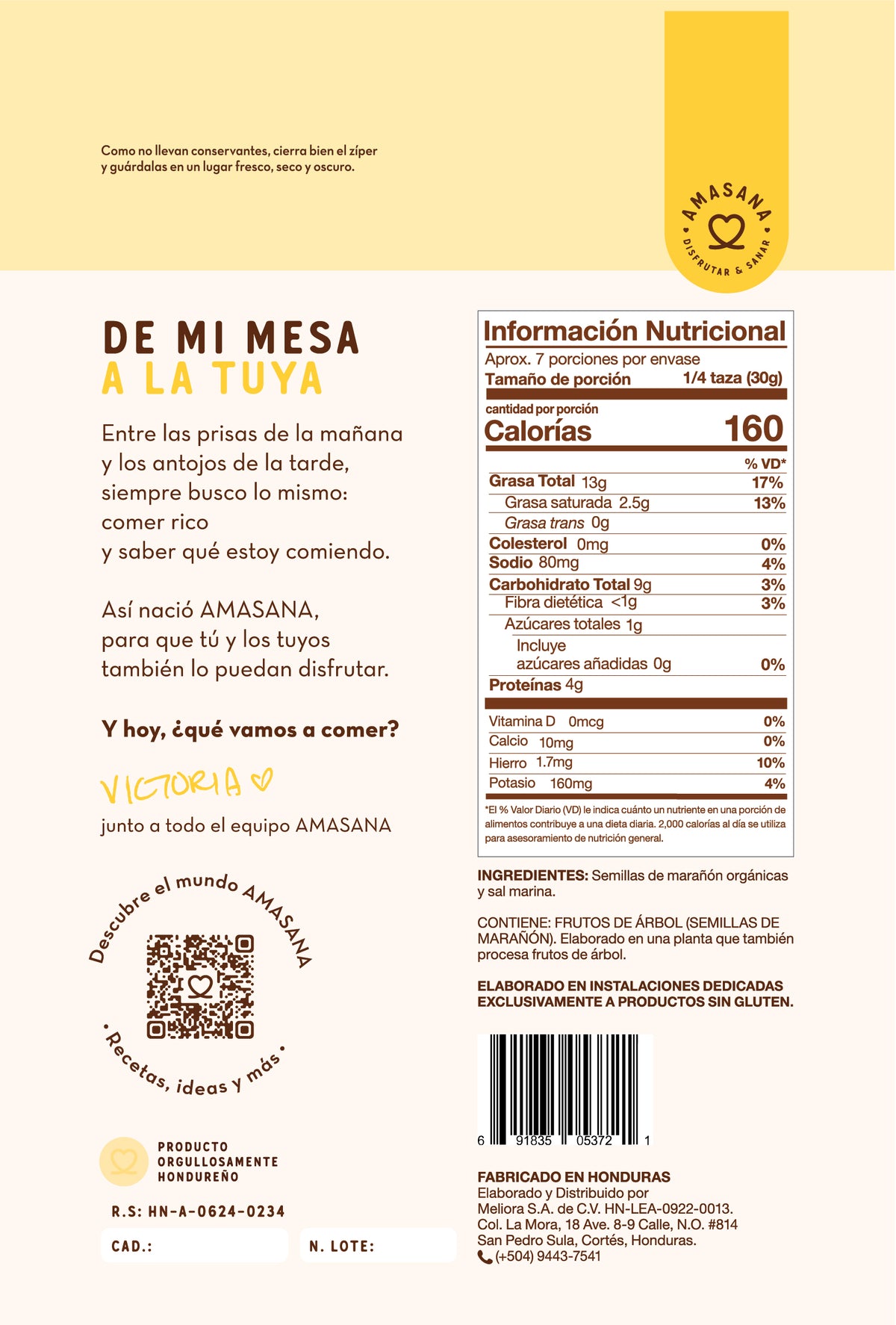 Semillas de Marañón Orgánicas