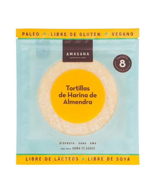 Tortillas de Harina de Almendra (congelada)