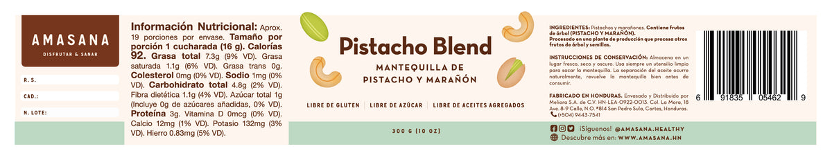 Mantequilla Pistacho Blend